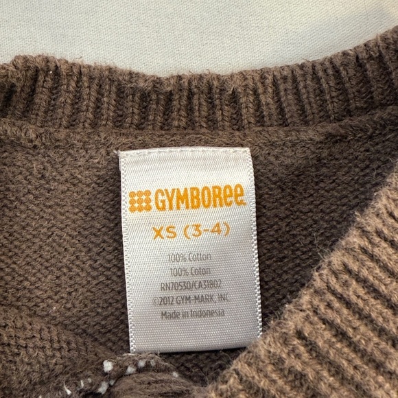 Gymboree - 3-4T - Brown Argyle Sweater Vest - Picture 3 of 3